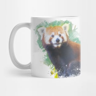 Red Panda Animal Wildlife Jungle Nature Safari Watercolor Mug